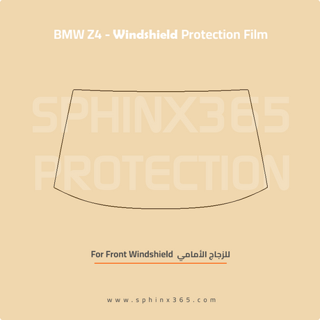 Windshield protection for BMW Z4