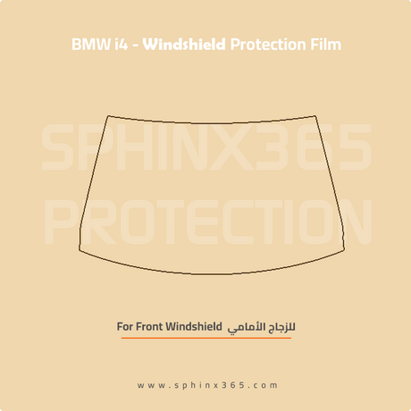 Windshield protection for BMW i4