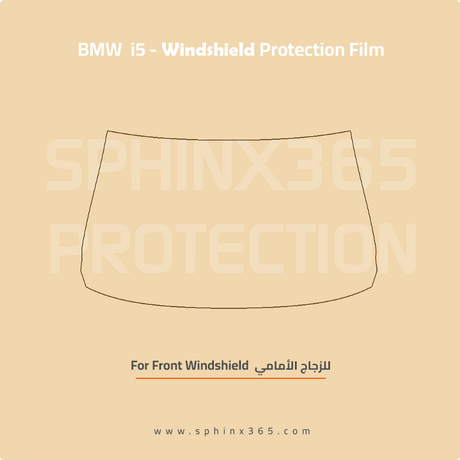 Windshield protection for BMW i5