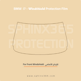 Windshield protection for BMW i7