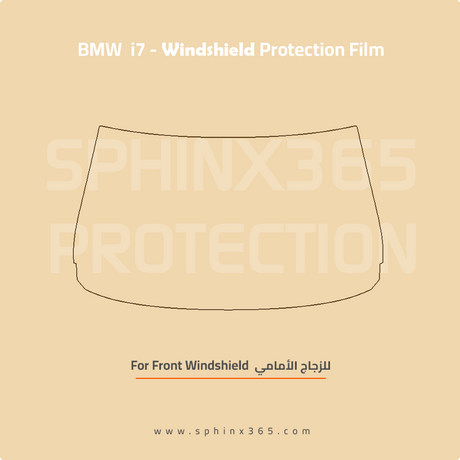 Windshield protection for BMW i7