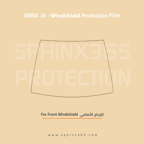 Windshield protection for BMW iX