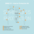BMW X3 2018-2019 Interior Protection Kit | Pre-cut Film - Sphinx365.com