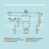 BYD SeaLion 06 EV 2025-2026 Interior Protection Kit | Pre-cut Film