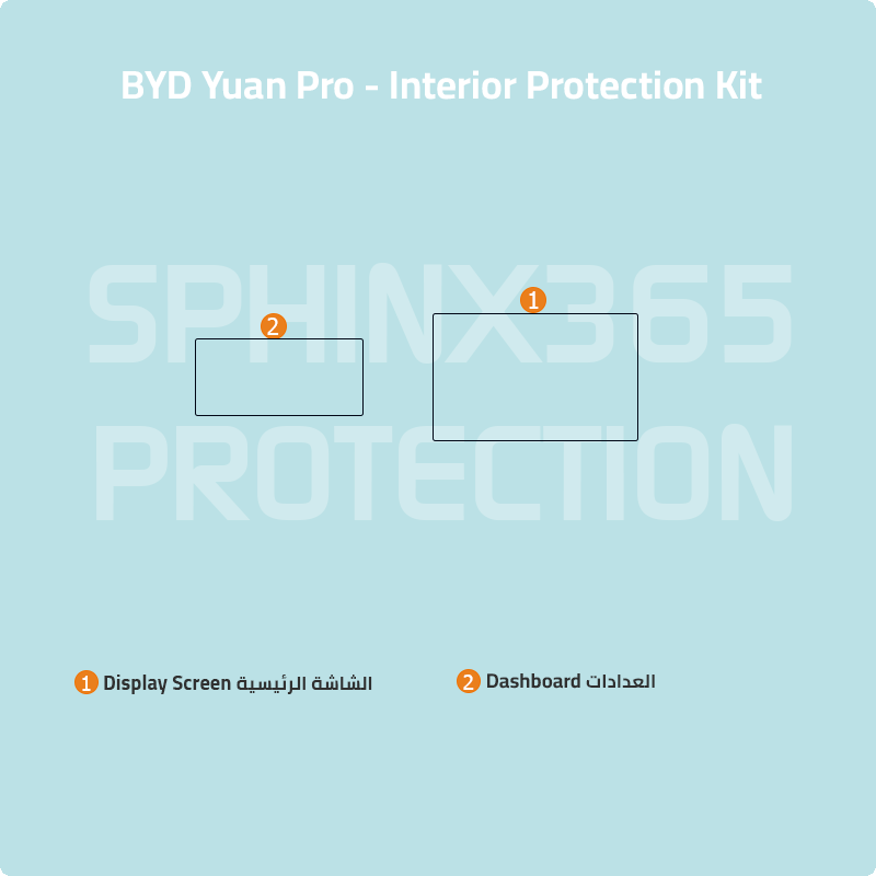 BYD Yuan Pro 2026 Interior Protection Kit | Pre-cut Film