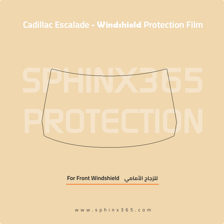 2025 Cadillac Escalade Windshield Protection Film | Precut TPU, Self-Healing & Durable