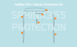 Sphinx365 Cadillac XT precut interior protection kit