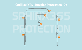 Cadillac XT4 2024 Interior Protection Kit | Pre-cut Film - Sphinx365.com