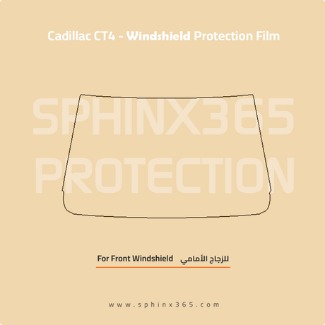 Precut Windshield protection for Cadillac_CT4_2020-2026