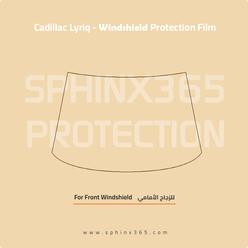 Precut Windshield protection for Cadillac_lyriq_2023-2025