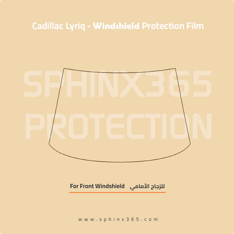Precut Windshield protection for Cadillac_lyriq_2023-2025