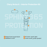Chery Arrizo 6 2026-2022 Interior Protection Kit | Pre-cut Film