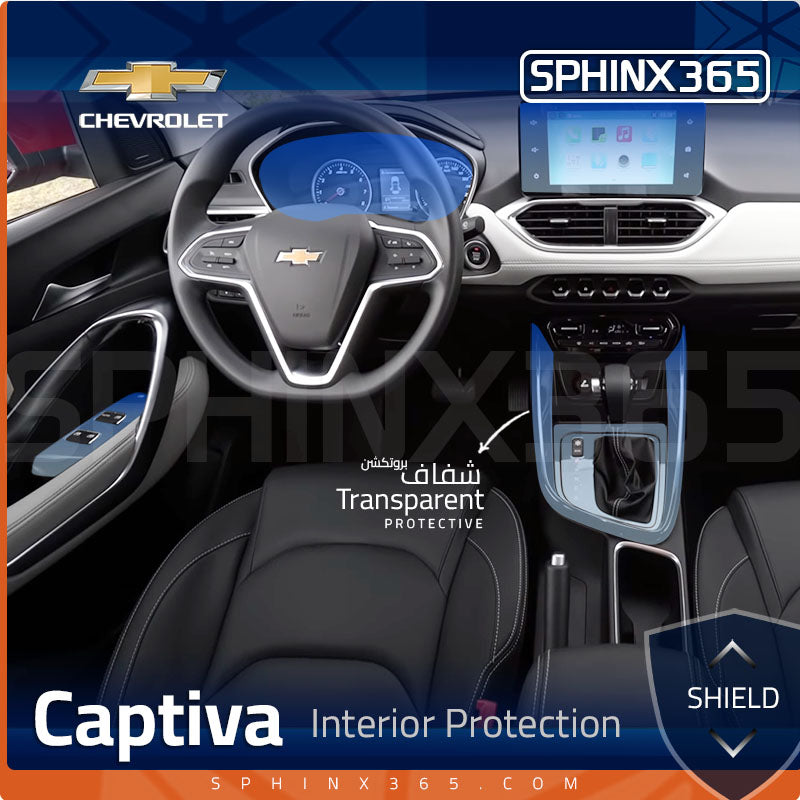 Sphinx365 Chevrolet Captiva precut interior protection kit