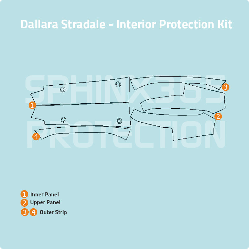 Dallara stradale 2018-2023 Interior Protection Kit| Pre-cut Film