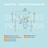 Exeed TXL 2021-2023 Interior Protection Kit | Pre-cut Film