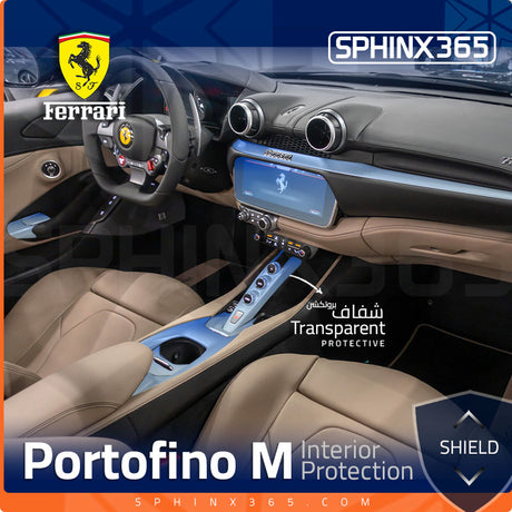 Sphinx365 Ferrari Portofino M precut interior protection kit