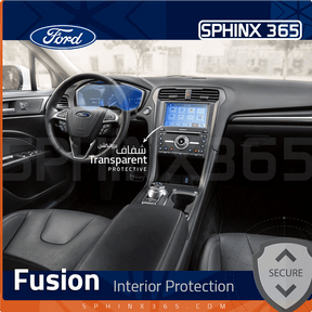 Car interior protection for Ford Fusion by Sphinx365, precut car film kits online, anti-scratch, self-healing.