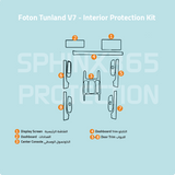Foton Tunland V7 2023 Interior Protection Kit| Pre-cut Film