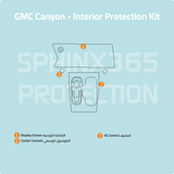 Sphinx365 GMC Canyon precut interior protection kit