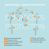 Geely Monjaro 2023 Interior Protection Kit | Pre-cut Film