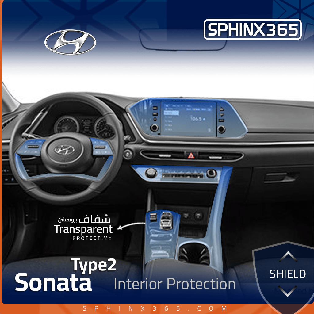 Hyundai Sonata 2020-2023 Interior Protection Kit | Pre-cut Film