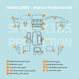 Infiniti QX80 ppf protection kit - precut film