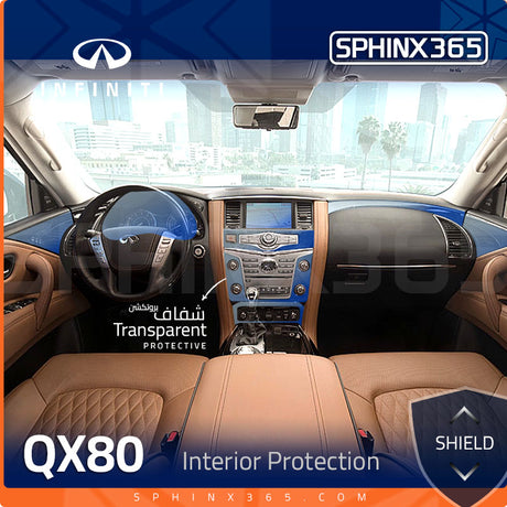 Sphinx365 Infiniti QX80 precut interior protection kit