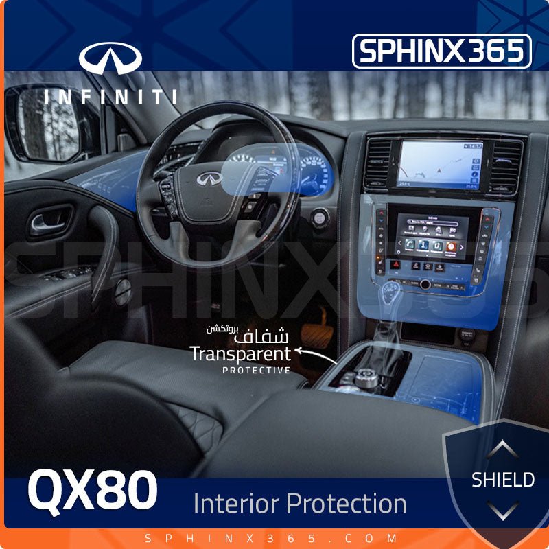 Sphinx365 Infiniti QX80 precut interior protection kit