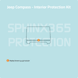 Jeep Compass 2022-2024  Interior Protection Kit | Pre-cut Film