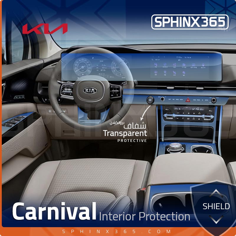 Sphinx365 Kia Carnival precut interior protection kit