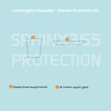 Lamborghini Revuelto interior protection kit 2026 2025 2024 , precut film