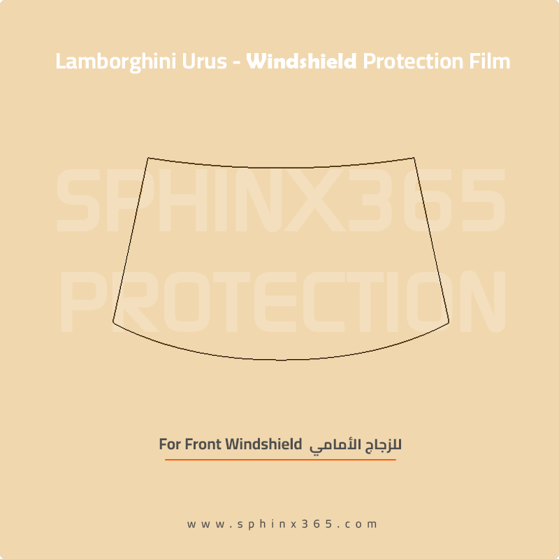 Precut Windshield protection for Lamborghini_Urus_2023_2025