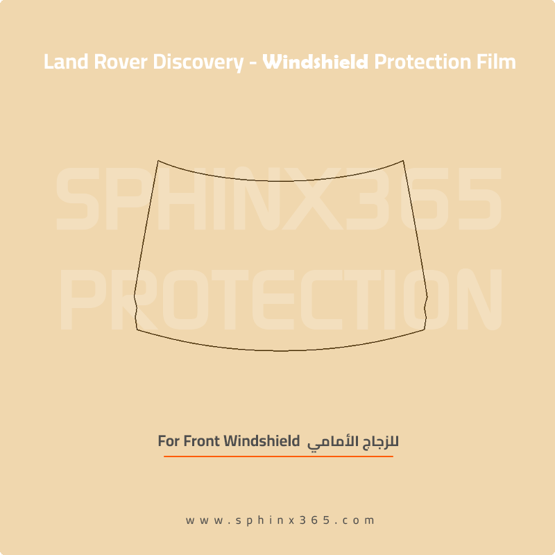 Precut Windshield protection for Land_Rover_Discovery_2022_2025