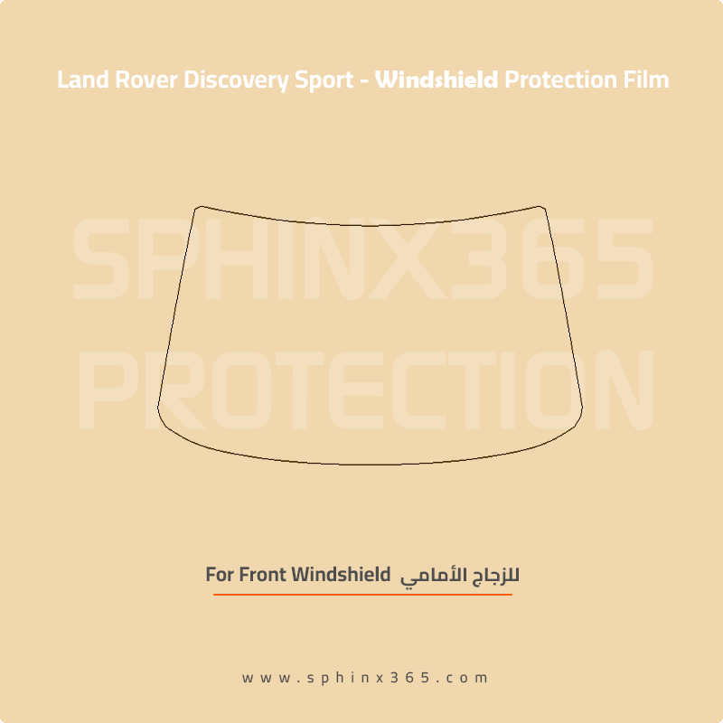 Precut Windshield protection for Land_Rover_Discovery_Sport_2024-2025