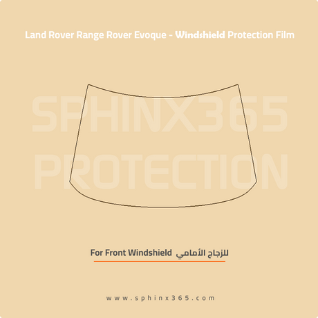 Precut Windshield protection for Land_Rover_Range_Rover_Evoque_2024_2025