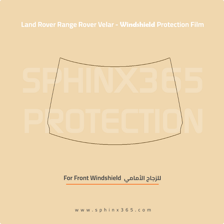 Precut Windshield protection for Land_Rover_Range_Rover_Velar_2021-2025