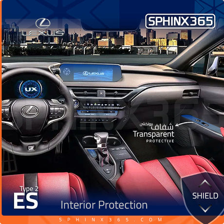 Sphinx365 Lexus ES Type 2 precut interior protection kit