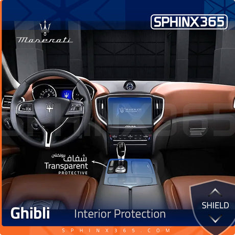 Sphinx365 Maserati Ghibli precut interior protection kit