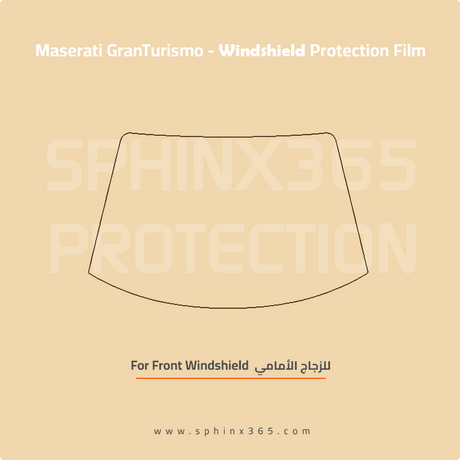 Precut Windshield protection for Maserati_GranTurismo_2024-2025
