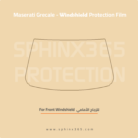 Precut Windshield protection for Maserati_MC20_2023-2025