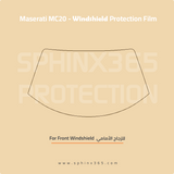 Precut Windshield protection for Maserati_MC20_2023-2025