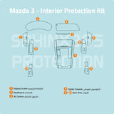 Sphinx365 Mazda 3 precut interior protection kit