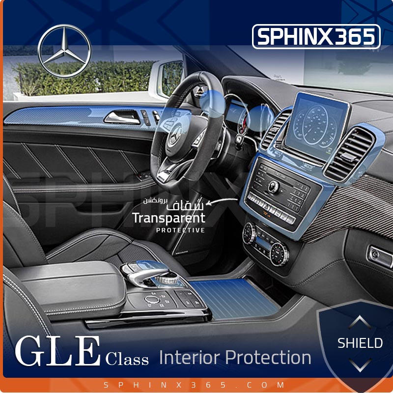 Sphinx365 Mercedes GlE precut interior protection kit