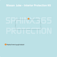Car interior protection for Nissan Juke 2025 by Sphinx365, precut car film kits online, anti-scratch, self-healing.