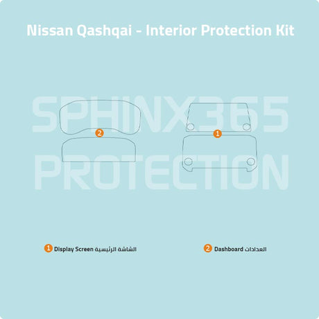 Sphinx365 Nissan Qashqai precut interior protection kit