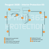 Peugeot 3008 2019-2023 Interior Protection Kit | Pre-cut Film