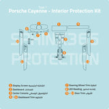 Sphinx365 Porsche Cayenne Type1 precut interior protection kit