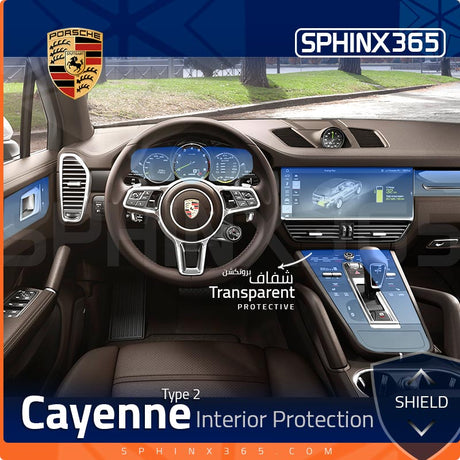 Sphinx365 Porsche Cayenne Type2 precut interior protection kit