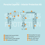 Sphinx365 Porsche Cayenne Type3 precut interior protection kit