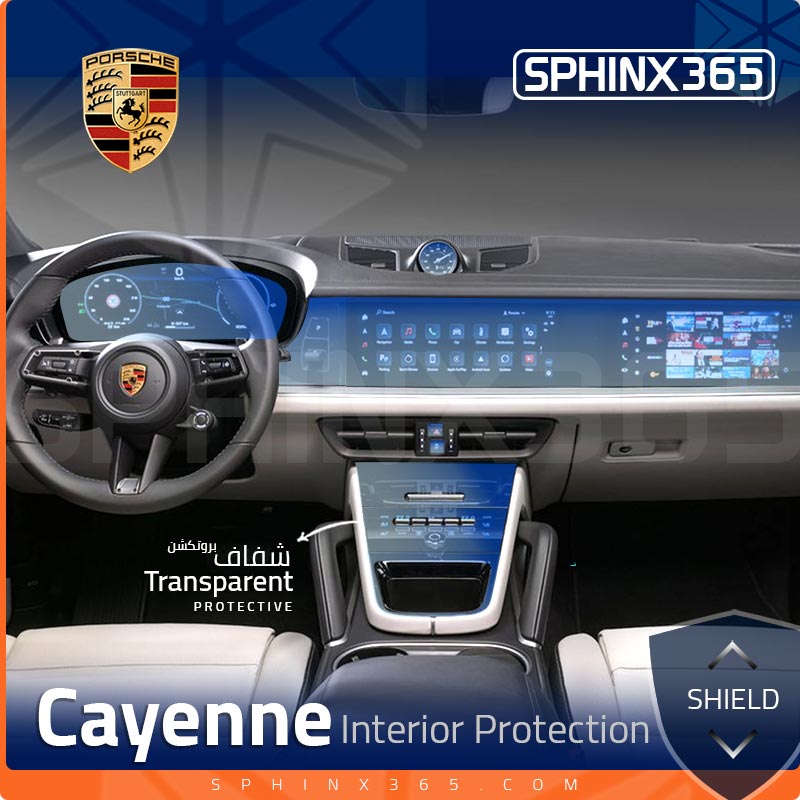 Sphinx365 Porsche Cayenne precut interior protection kit